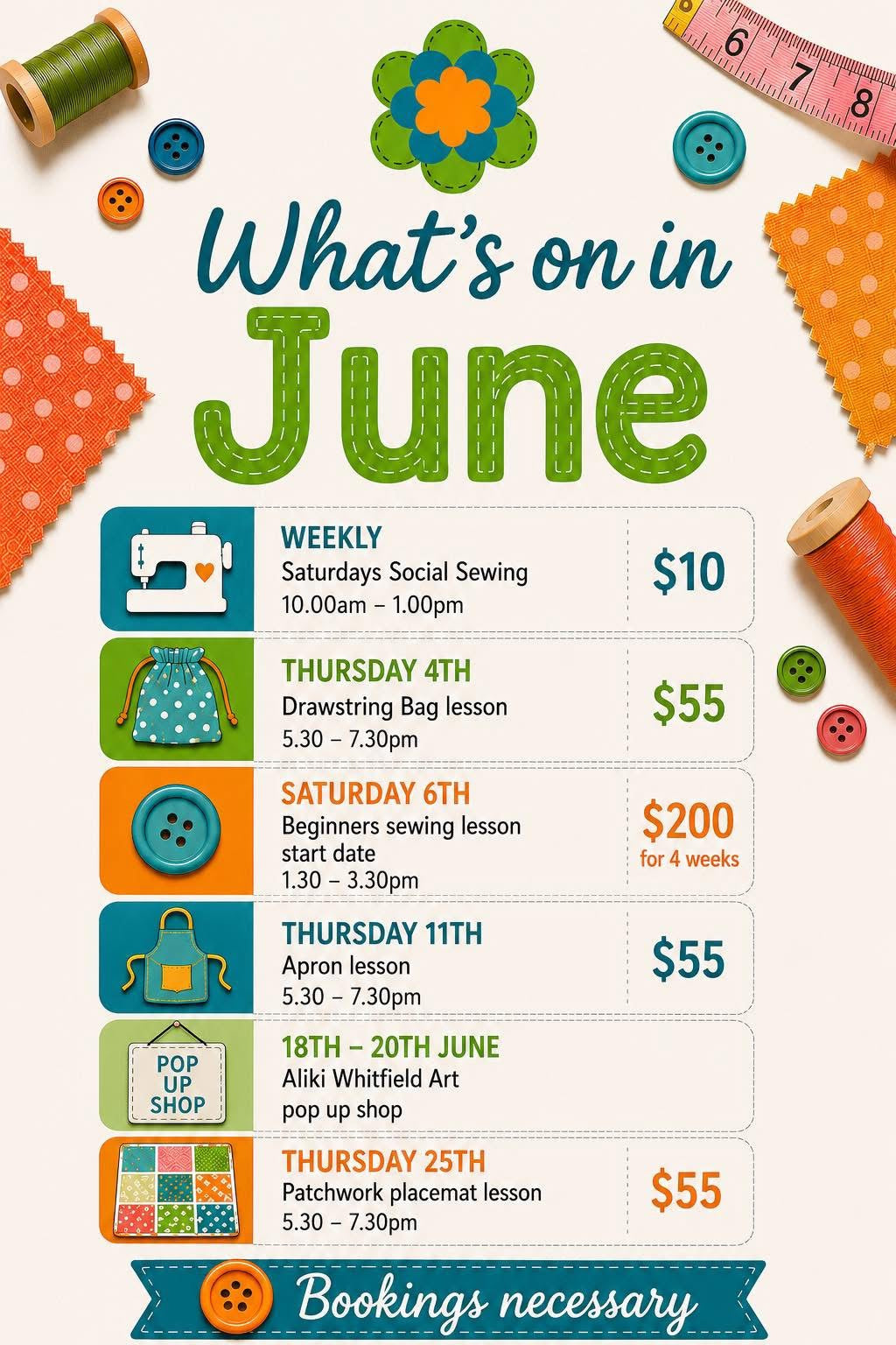 Upcoming events