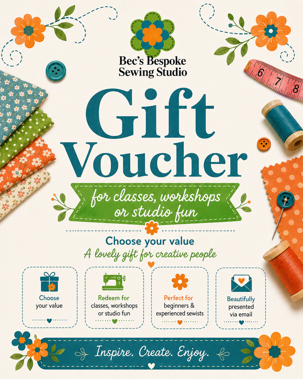 Bec’s Bespoke Gift Voucher